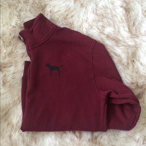 PINK XS Half Zip-Pullover